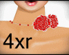 Red Roses Necklace(4xr)