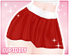 C! Simple Skirt Red
