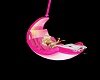 pink swing chair