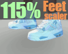 Feet 115% scaler