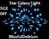 Blue Star Galaxy Light