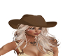 JS Brown Cowgirl Hat