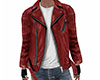 Red Leather Jacket (M)