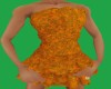 Frill orange pattern 