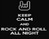 Keep Calm Rock Poster