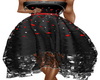 Black Lace V-Day Dress