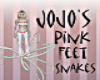Jojo's pink feet snakes