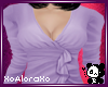 (A) Purple Dress Top