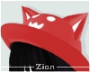 Cat Hat Red