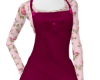 *B* Pink Bib Dress