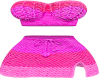 2Pc Pink Knit Dress