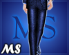 MS Smooth Pants Blue
