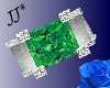 JJ* Emerald Diamond Ring