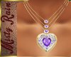 Purple Heart NKL-Gold