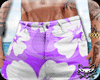 ! Hawaii shorts Purple M