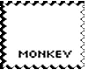 Monkey Symbol Stamp
