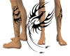 Phoenix Left Leg Tattoo