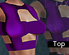Cutout Crop Violet