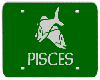 Pisces plate, green