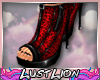 (L)Leo Heels: Red