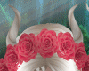 Rosy Roses and  Horns