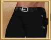 〆 Black Ripped Pants M
