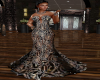 TEF BLLACK ROSE GOWN