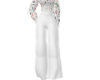 White Floral Outfit