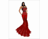 GHEDC  Red  Feather Gown