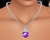 Silver Necklaces(Purple)