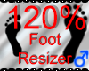 |M| Foot Resizer 120%