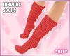 *MT* Warmie Socks Cherry