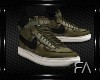 FA AF1s Hightops | gn+bk