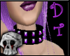 {DT}Purple stud Collar