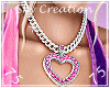 Heart Amethyst Necklace