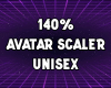 X. AVATAR SCALER 140%