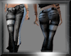 Lace Fabric Jeans Grey