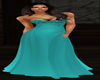 Teal Passions Gown