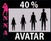 Avatar Resizer 40 % M/F