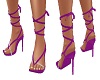 Strappy Heels Purple
