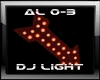 DJ LIGHT Arrow Sign
