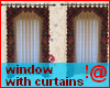 !@ Window with curtains