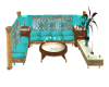 MD Turquoise sofa set