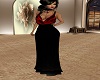 Starj Red and Black Gown