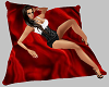 ~NT~Lazy Pillow Blk/Red