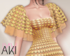 Aki Gold Sparkle Sleeves