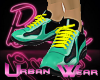 UW Par Shoes Teal II F