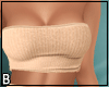 Cream Tube Top Skirt