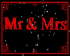 !R! Mr.Mrs Sign Red