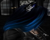 Black blue log hair